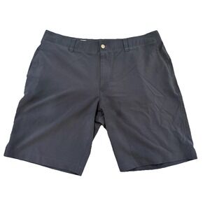 Callaway Golf Shorts Flat Front Black Polyester Elastane Mens‎ Size 38 W/pockets